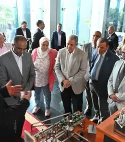 زيارة حكومية وتكريم بمقر TMG